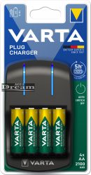 Elem akkumulátor töltő - Easy Energy Plug + AA 2100 mAh x 4 (5 óra)