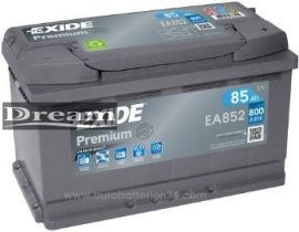 Exide Premium 12V 85Ah 800A J+ EA852