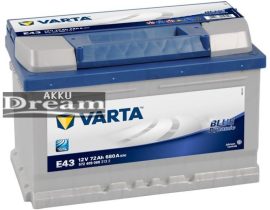 Varta Blue Dynamic 12V 72Ah 680A J+