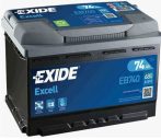 Exide Excell akkumulátor 12V 74Ah 680A J+ EB740