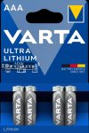 Varta AAA 4db Ultra lithium micro