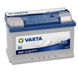 Varta Blue Dynamic 74Ah 680A J+ (190mm)