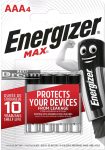 Energizer Max Elem AAA 4db