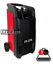 CD-220 AKKUMULÁTOR TÖLTŐ ÉS INDÍTÓ 20A/130A 12V/24V