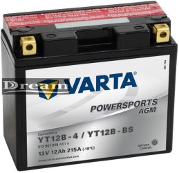 Varta Powersports YT12B-BS (YT12B-4)