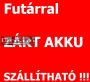 Futárral csak gyárilag ZÁRT Akku szállítható !