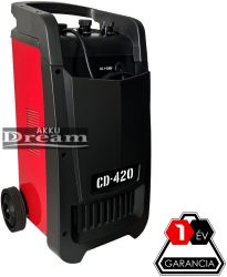 CD-520 AKKUMULÁTOR TÖLTŐ ÉS INDÍTÓ 50A/300A 12V/24V