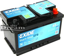  Exide EFB 12V 65Ah 650A EL652