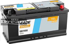 Exide Excell 110Ah 850A J+