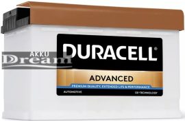 DURACELL Advanced 12V 77AH 700A J+ (DURDA77H)