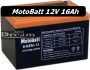 MotoBatt 12V 16Ah Elektromos kerékpár, roller akku